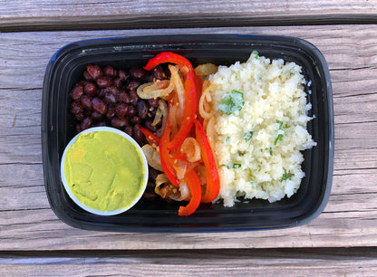 Vegan Burrito Bowl with Cauliflower Rice